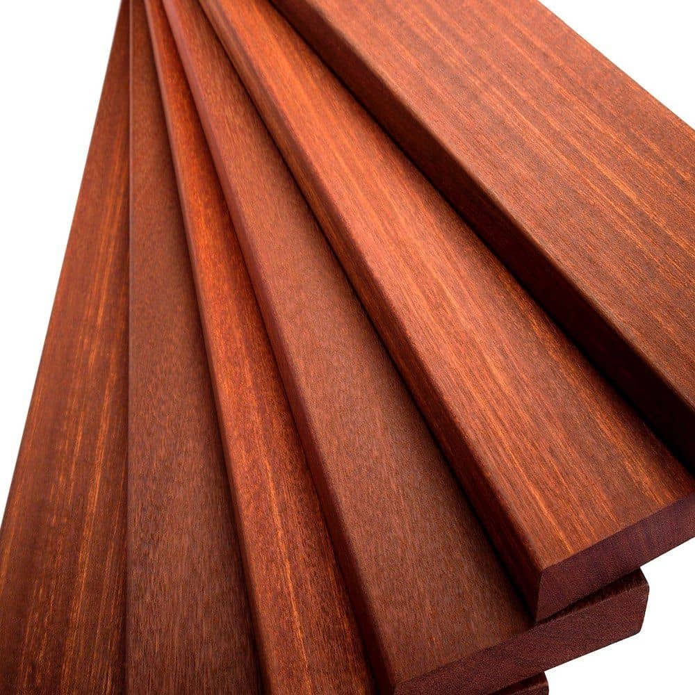 Deck Ipê Tabaco Extra 9cm - detalhe da textura