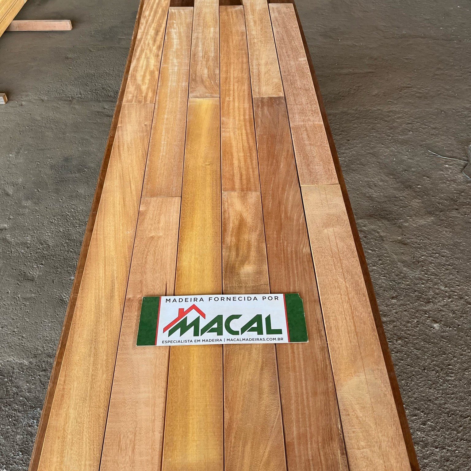 Deck Garapa Extra 9cm- Peças de 1,23m