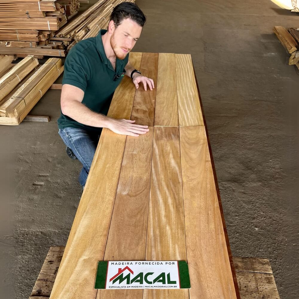 Deck Garapa Extra 14cm - Peças de 1,27m