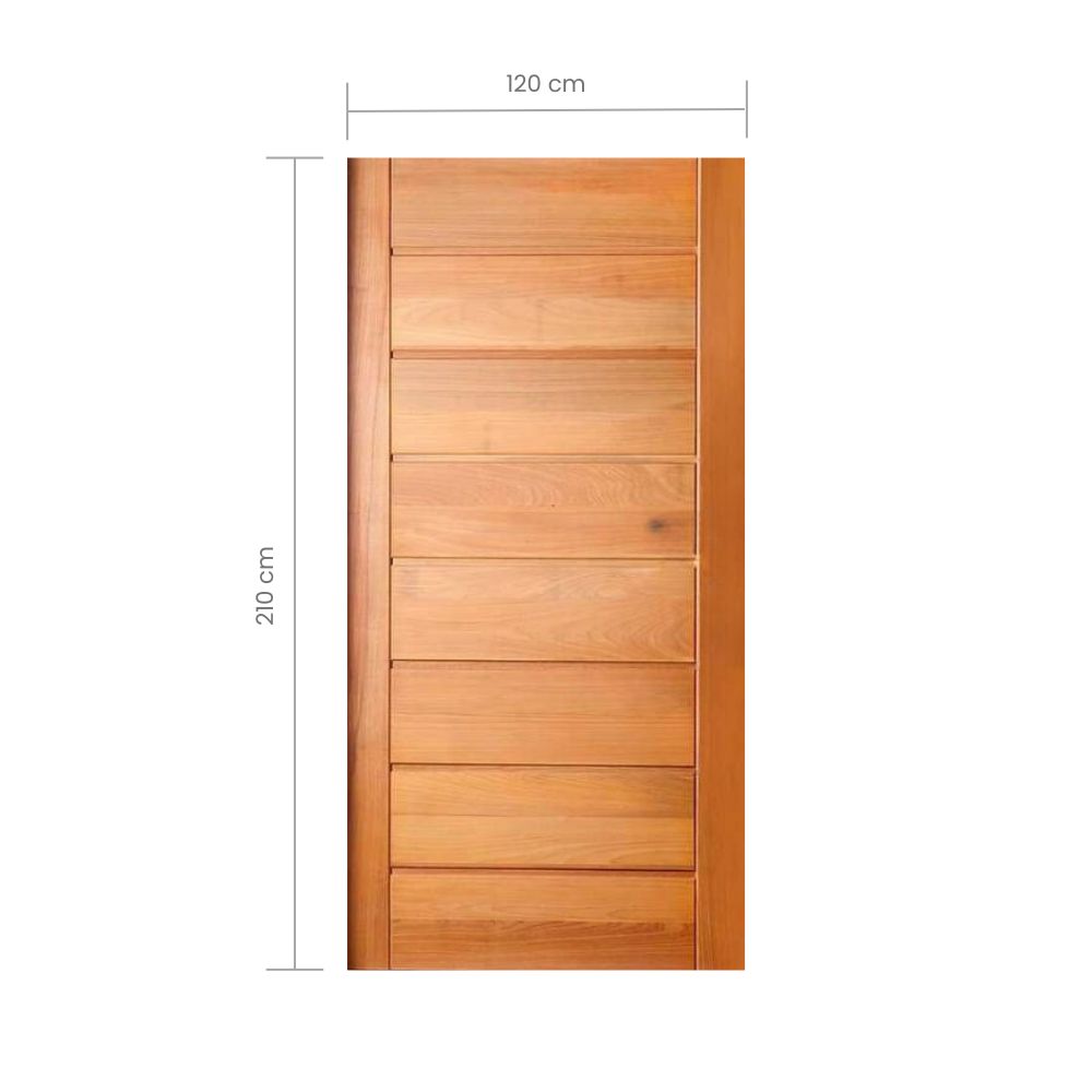 Porta Madeira Maciça Tauari Big Brother 210x120x3,5cm 02