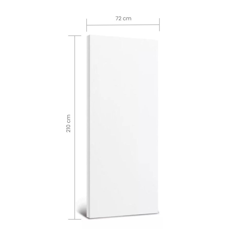Porta Madeira Prancheta Primer Branca Lisa 210x72x3,5cm 02