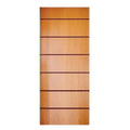 Porta Porta Madeira Tauari Frisada Reta 210x62x3,5cm 01