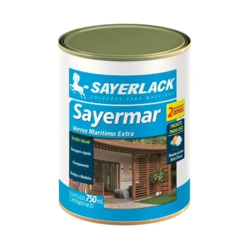 Verniz Marítimo Extra Sayermar Brilhante 750ml