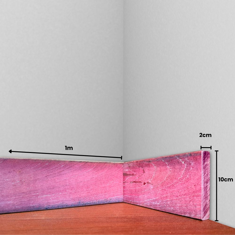Rodapé de Madeira Roxinho 10cm 02