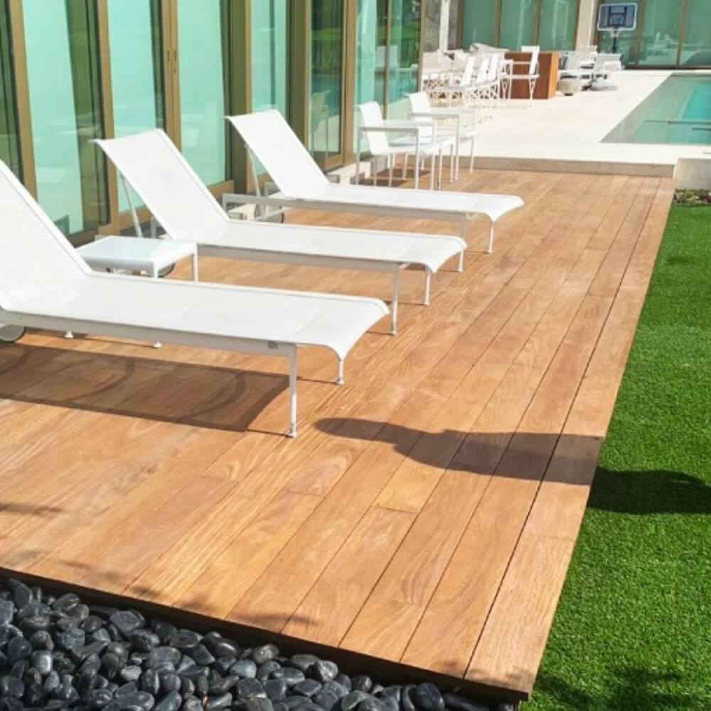 Deck Cumaru Extra 14cm Revesso - Peças de 1,85m