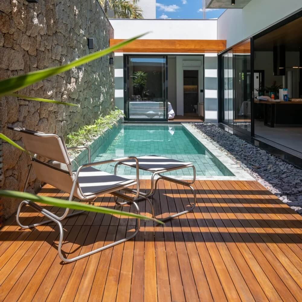 Deck Cumaru Extra 10cm – peças  de  3,5m