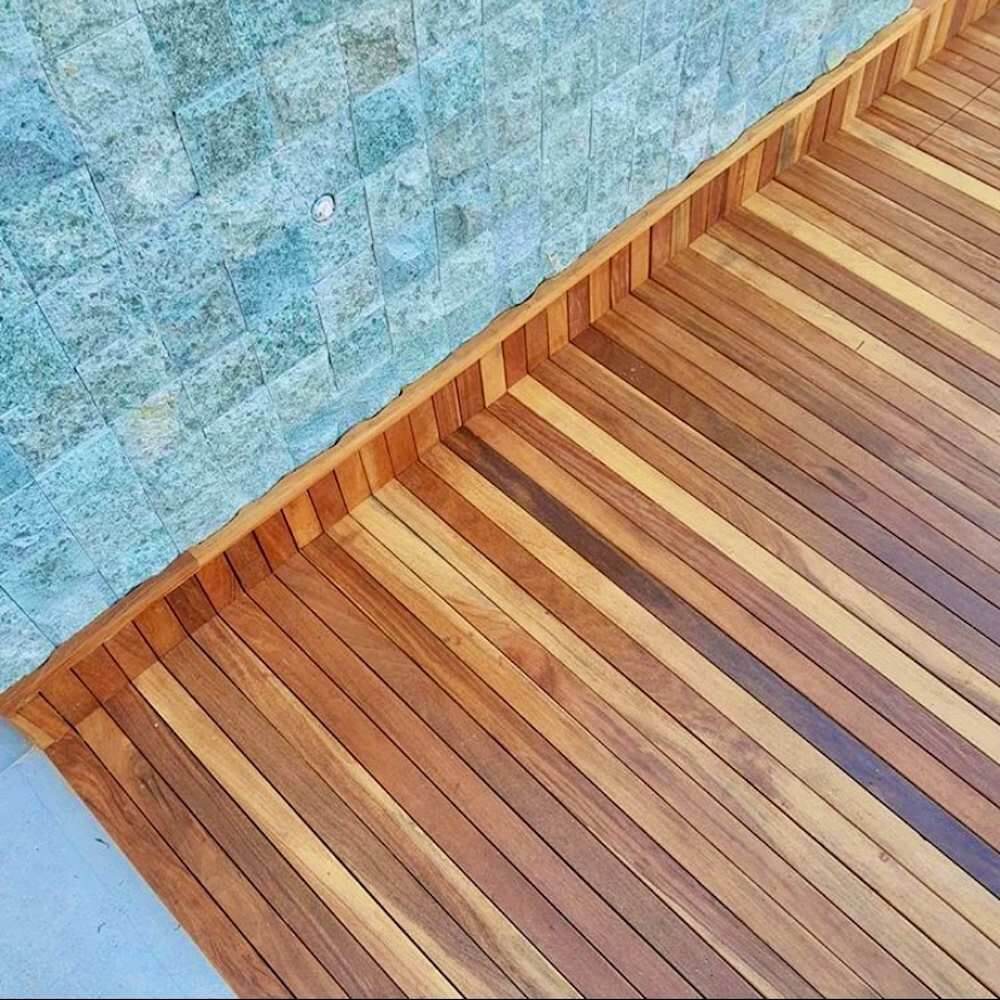 Deck Cumaru Segunda Qualidade 7cm - Instalado em Belo Horizonte