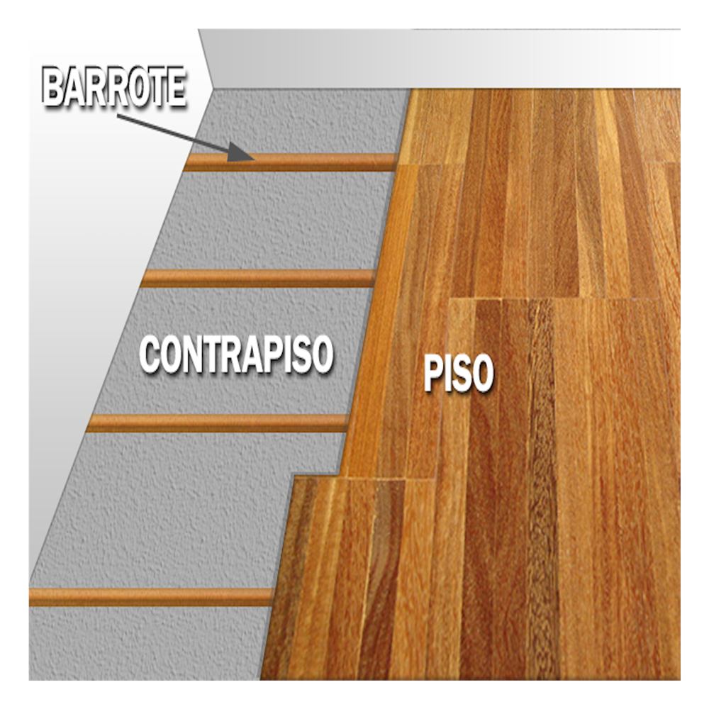 Barrote Ipê Tabaco, aplicação