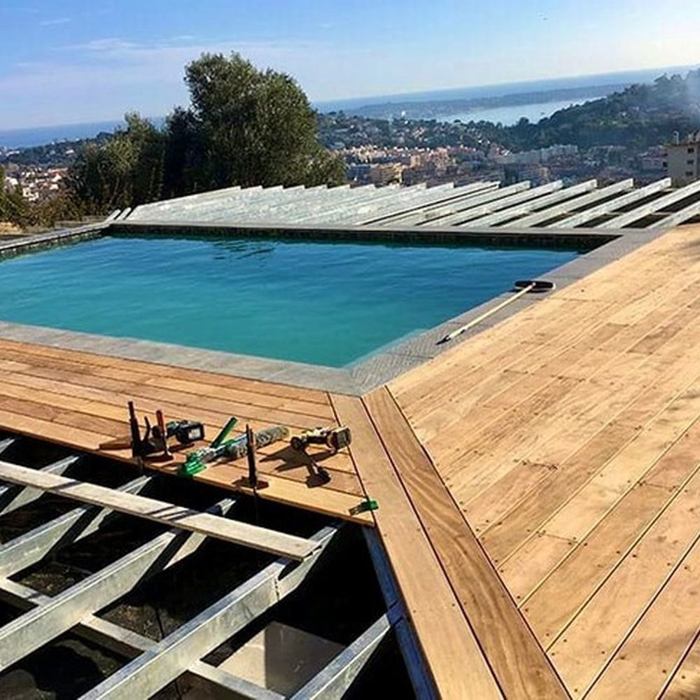Deck Garapa Extra 14,5 cm - aplicação externa sem verniz